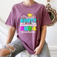 Proud Aunty Of Kindergarten Graduate 2024 Graduation Aunty Women's Comfort Colors T-Shirt Moss