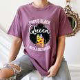 Proud Queen PhD Doctorate Degree Graduation Woman Girl Women's Comfort Colors T-Shirt Moss
