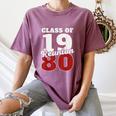 Reunion 1980 Class Of 1980 Reunion 80 Graduation 1980 Women's Comfort Colors T-Shirt Moss