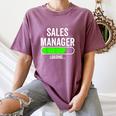Sales Manager Loading Graduation Graduate New Job Women's Comfort Colors T-Shirt Moss