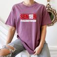 Senior 2018 Valedictorian School Colors Graduation Women's Comfort Colors T-Shirt Moss