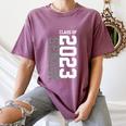 Senior 2023 Senior 23 Senior Class Of 2023 Graduation Done Women's Comfort Colors T-Shirt Moss
