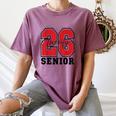 Senior 2026 Class Of 2026 School Graduation 2026 Merch Women's Comfort Colors T-Shirt Moss