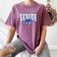 Senior 2026 Class Of 2026 Toile Coquette Bow Graduation 2026 Women's Comfort Colors T-Shirt Moss