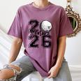 Senior 2026 Golf Player Heart Graduation Girls Teens Women's Comfort Colors T-Shirt Moss