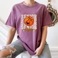 Senior Basketball Mom 2026 Basketball Graduation Women's Comfort Colors T-Shirt Moss