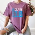Senior Class 18 Shirt Graduation Apparel T-Shirt Women's Comfort Colors T-Shirt Moss