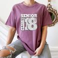 Senior Class Of 2018 T Shirt High School Graduation Women's Comfort Colors T-Shirt Moss