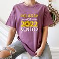 Senior Class Of 2022 Sunflower Graduation Seniors 22 Women's Comfort Colors T-Shirt Moss