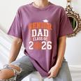 Senior Dad Class Of 2026 Graduate Basketball Graduation 2026 Women's Comfort Colors T-Shirt Moss