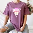 Seniors 2021 For Her Him Retro 21 Graduation Class Women's Comfort Colors T-Shirt Moss