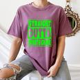 Straight Outta Fourth Grade Graduation Class Women's Comfort Colors T-Shirt Moss