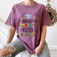 I Survived My Mom's Master's Degree Master Graduation Women's Comfort Colors T-Shirt Moss