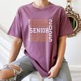 Weightlifting Senior Night Senior 2025 Graduation 42 Women's Comfort Colors T-Shirt Moss