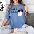 1st Grade Nailed It Kids Graduation TShirt Second Grade Women's Comfort Colors T-Shirt Blue Jean