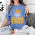 2018 Graduation Class Of 2018 King T Shirt Women's Comfort Colors T-Shirt Blue Jean