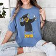 2018 Graduation Shirts Sloth Lovers For Women Teens Women's Comfort Colors T-Shirt Blue Jean