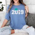 2019 Graduate Graduation Shirt For Senior 2019 Women's Comfort Colors T-Shirt Blue Jean