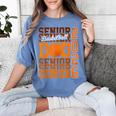 2026 Basketball Senior Dad Graduation Matching Family Women's Comfort Colors T-Shirt Blue Jean