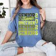 2026 Tennis Senior Brother Graduation Matching Family Women's Comfort Colors T-Shirt Blue Jean