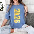 2K26 Class Of 2026 Graduation College Senior Back To School Premium Tri-Blend Women's Comfort Colors T-Shirt Blue Jean