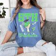5th Grade Graduate Dinosaur Dab Graduation School Women's Comfort Colors T-Shirt Blue Jean