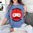 5th Grade Level Complete Gamer Graduation Women's Comfort Colors T-Shirt Blue Jean