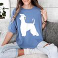 Afghan Hound Graduation Dog Graduate Men Women Kids Women's Comfort Colors T-Shirt Blue Jean