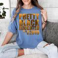 African American Girl Graduation Shirt Senior 2019 Women's Comfort Colors T-Shirt Blue Jean