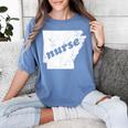 Arkansas Nursing Nurse Graduation Women's Comfort Colors T-Shirt Blue Jean