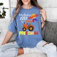 My Baby Just Crushed Preschool Graduation Women's Comfort Colors T-Shirt Blue Jean