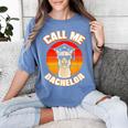 Bachelor Graduation For University Degree Party Llama Women's Comfort Colors T-Shirt Blue Jean