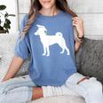 Basenji Graduation Dog Graduate Women's Comfort Colors T-Shirt Blue Jean