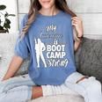 Boot Camp Graduation Military Cousin Support Tee Women's Comfort Colors T-Shirt Blue Jean