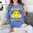 Bruh We Out 5th Graders Fifth Grade Graduation Class 2025 Women's Comfort Colors T-Shirt Blue Jean