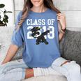 Class Of 2018 Graduation Dabbing Panda Bear Women's Comfort Colors T-Shirt Blue Jean
