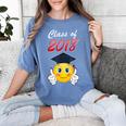 Class Of 2018 Graduation Grad For Her Tee Shirt Women's Comfort Colors T-Shirt Blue Jean