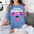 Class Of 2018 Preschool Graduation Girls Pre K Women's Comfort Colors T-Shirt Blue Jean
