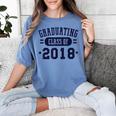 Class Of 2018 Shirts For Seniors Graduation Women's Comfort Colors T-Shirt Blue Jean