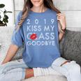 Class Of 2019 Pretty High School Senior Graduation T Shirt Women's Comfort Colors T-Shirt Blue Jean