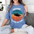 Class Of 2021 Done Senior Graduation Retro Sunset Women's Comfort Colors T-Shirt Blue Jean
