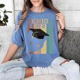 Class Of 2022 Graduation Cat Seniors Grad Women's Comfort Colors T-Shirt Blue Jean