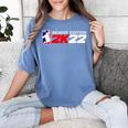 Class Of 2022 Senior Year Gamer Style Graduation For Grad Women's Comfort Colors T-Shirt Blue Jean