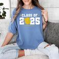 Class Of 2025 Graduation Waterpolo Senior 2025 Women's Comfort Colors T-Shirt Blue Jean