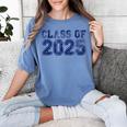 Class Of 2025 Grow With Me Future Graduation Year Women's Comfort Colors T-Shirt Blue Jean
