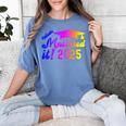 Class Of 2025 Mastered It College Masters Degree Graduation Women's Comfort Colors T-Shirt Blue Jean
