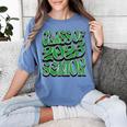 Class Of 2025 Senior Green Student Graduation Women's Comfort Colors T-Shirt Blue Jean