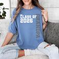 Class Of 2026 Proud Grandpa Of A 2026 Graduate Graduation Women's Comfort Colors T-Shirt Blue Jean