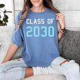 Class Of 2030 Graduation T-Shirt Women's Comfort Colors T-Shirt Blue Jean