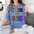 Class Of 2035 Grow With Me Kindergarten Graduation Women's Comfort Colors T-Shirt Blue Jean